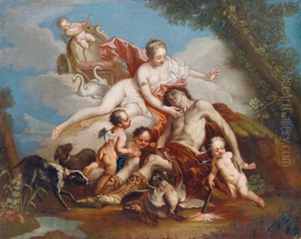 Venus Den Tod Des Adonis Betrauernd - view 1