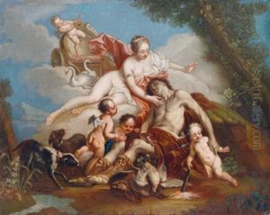 Venus Den Tod Des Adonis Betrauernd by Jacopo Amigoni