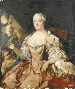 Portrait Of Maria Barbara Of Braganza Portrait Of Maria Barbara Of Braganza