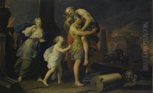 La Fuga Di Enea Da Troia by Jacopo Amigoni