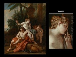 Bacchus Und Ariadne by Jacopo Amigoni