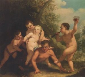 Baccanale Con Fauno E Putti