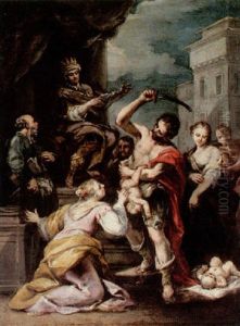 The Judgement Of Solomon by Jacopo Amigoni