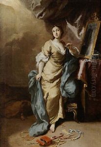 Figura Allegorica Femminile (maddalena Come Vanitas?)