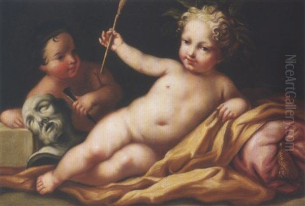 Allegory Of Painting And Sculpture - view 1