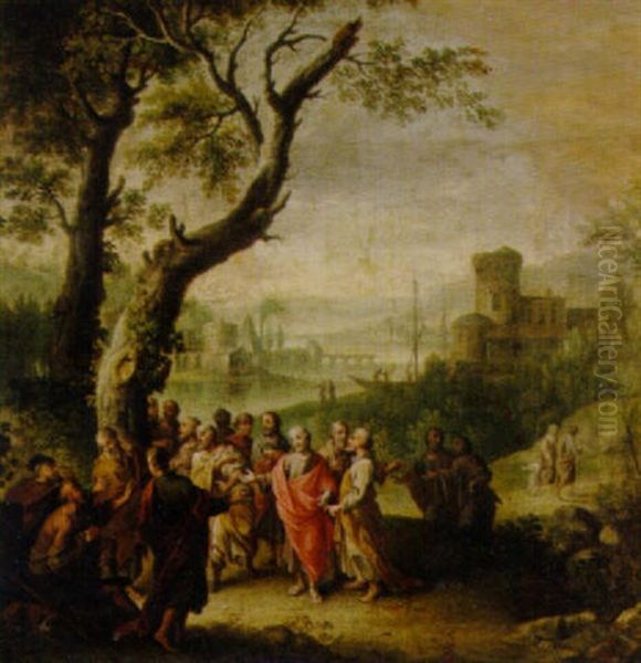 Christ Healing The Blind Man - view 1