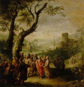 Christ Healing The Blind Man by Jacopo Amigoni