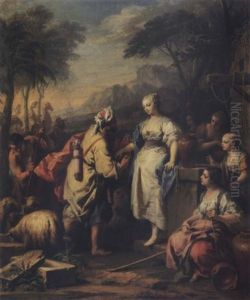 Rebecca And Eliezer At The Well