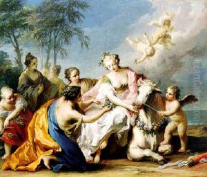The Abduction Of Europa by Jacopo Amigoni