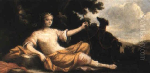 Diana Resting From The Hunt - view 1