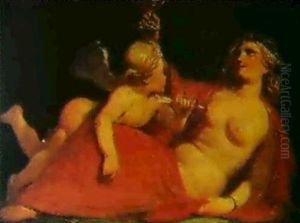 Amore E Psiche by Jacopo Amigoni