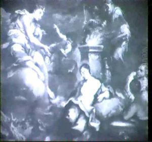 The Sacrifice To Diana by Jacopo Amigoni