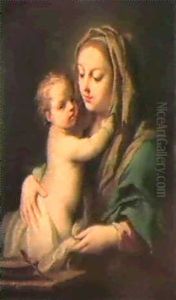 La Madonna Della Pappa by Jacopo Amigoni