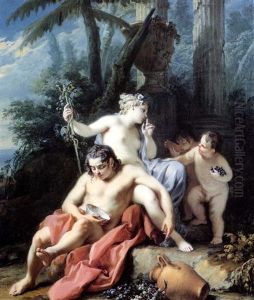 A Mythological Subject, Possi-bly Bacchus And Ariadne by Jacopo Amigoni