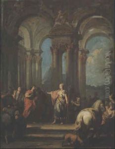 La Rencontre D'antoine Et De Cleopatre