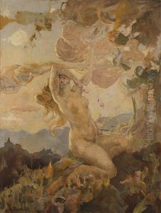 Allegoria Della Primavera by Giuseppe Amisani
