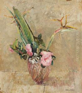 Vaso Con Fiori by Giuseppe Amisani
