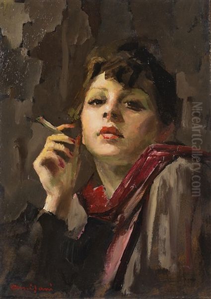 Ritratto Di Donna Che Fuma - view 1