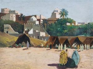 Accampamento Arabo by Giuseppe Amisani
