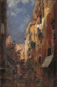 Vicolo Di Napoli by Giuseppe Amisani