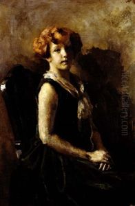 Ritratto Femminiile by Giuseppe Amisani