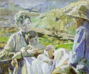 La Famiglia Del Contadino by Giuseppe Amisani