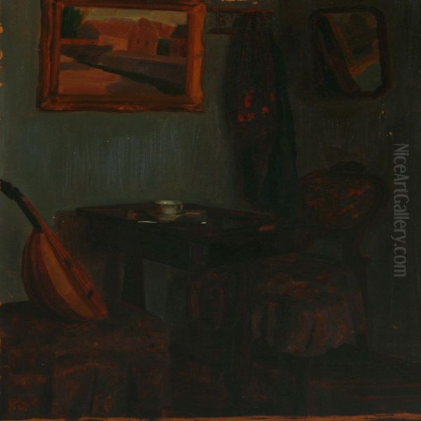 Interior With Furnitureand A Painting - view 1