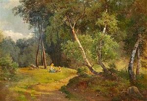 Two Girls In A Glade