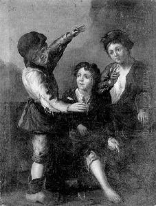 Les Trois Jeunes Mendiants by Antonio Amorosi