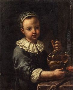 A Child Offering A Glass Of Wine