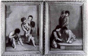 Jeunes Mendiants Jouant by Antonio Amorosi