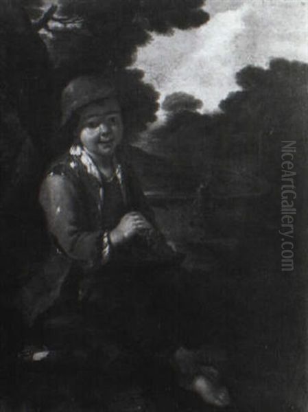 Beggar Boy In A Landscape - view 1