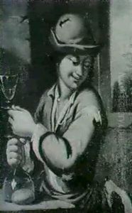 A Young Peasant Boy Holding Wine A Young Peasant Boy Holding Wine