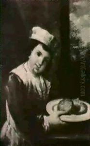 Portrait Of A Young Baker by Antonio Amorosi