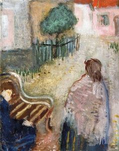 Women In The Garden by Imre Amos