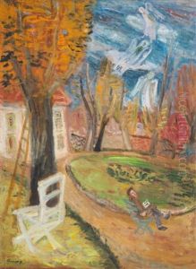 Dream In The Luxembourg Gardens by Imre Amos