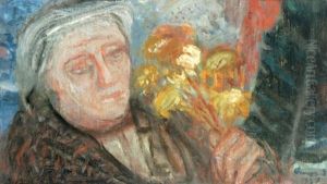 Still Life With Bouquet by Imre Amos
