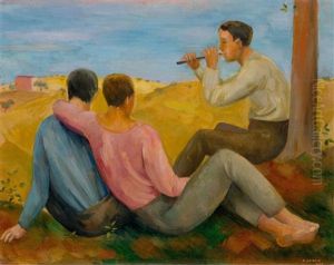 Three Musicians by Robert Amrein