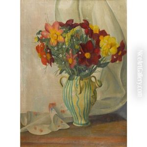 Stillleben Mit Anemonen by Robert Amrein