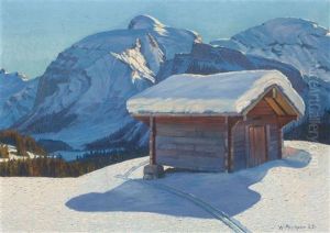 Ansicht Des Titlis by Wilhelm Amrhein