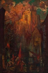 A Historical Scene by John Henry Amshewitz