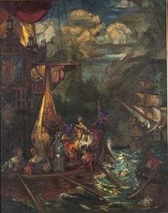 Preparing For The Voyage by John Henry Amshewitz