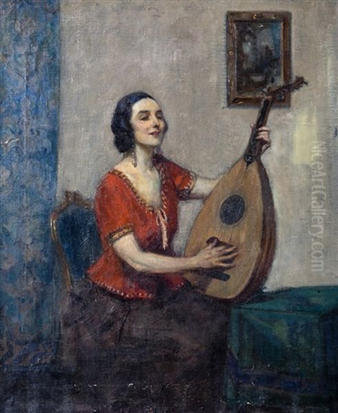 Mandolin Player - view 1