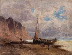 Barque Sur Un Littoral Barque Sur Un Littoral