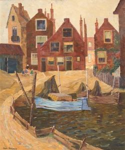 Beschauliche Hollandische Hafenstadt by Joan Anacker