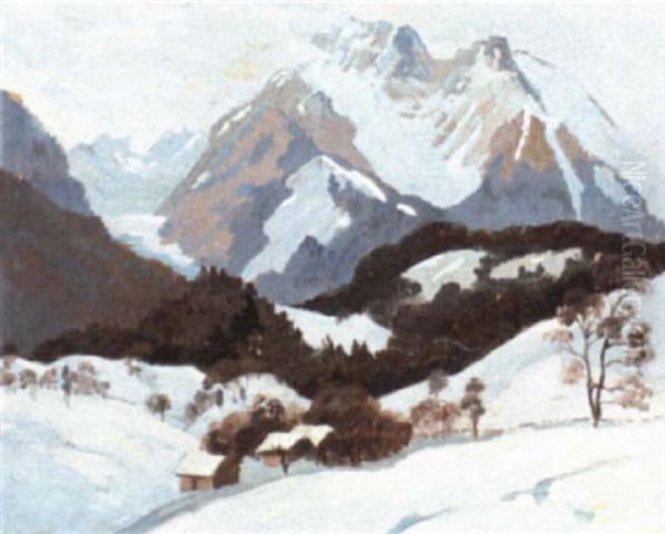 Winter Mountain Landscape - view 1