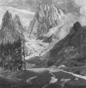Gebirgslandschaft by Joan Anacker