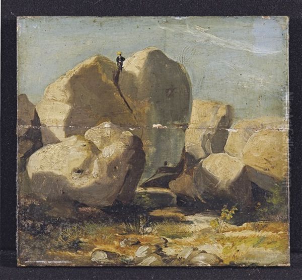 Rocher A Fontainebleau - view 1