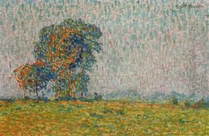 Paysage Aux Grands Arbres by Emile Ancelet