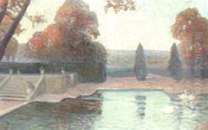 The Garden Pool by Emile Ancelet